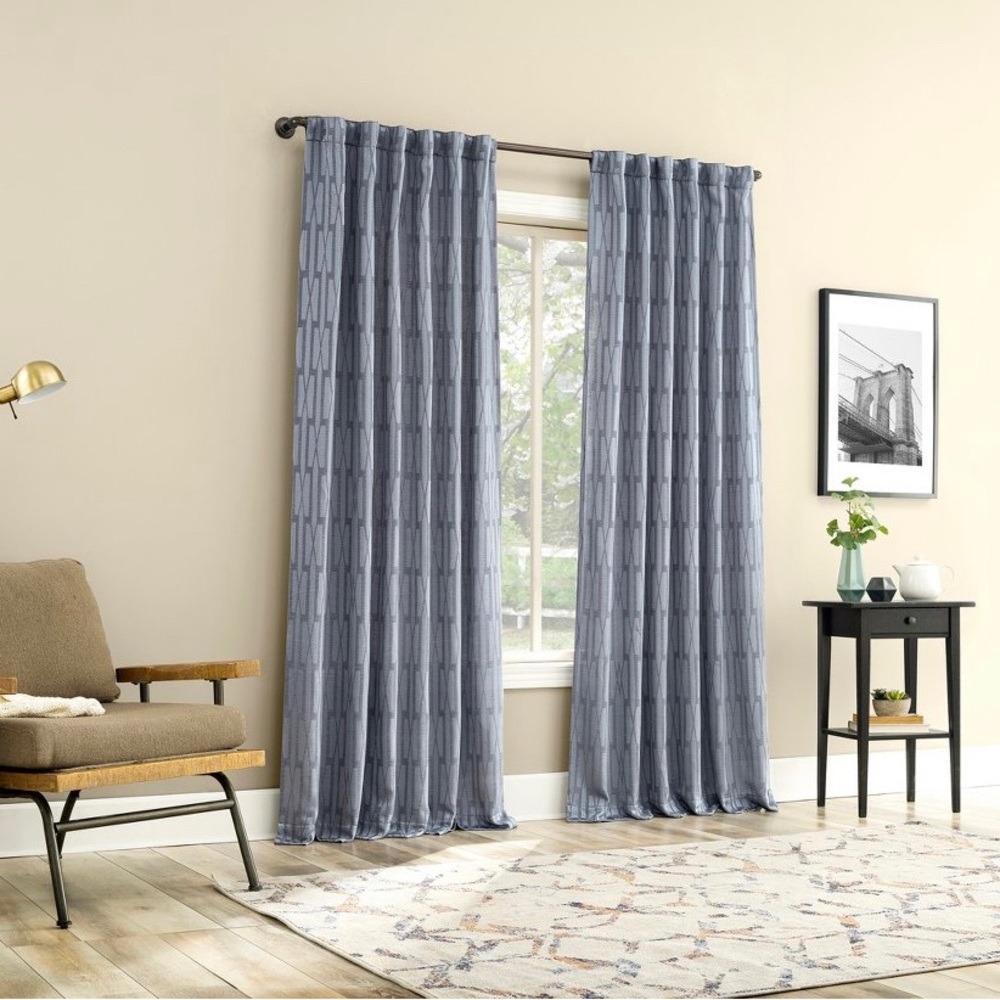 New No. 918 52”x84” Curtains in Chambray Blue